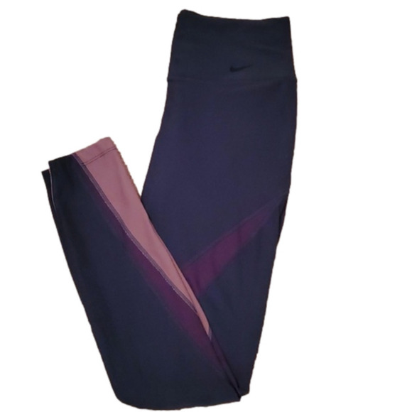 Women's Nike Dri-Fit High Rise Ankle Workout Pants Size Small - Picture 1 of 7